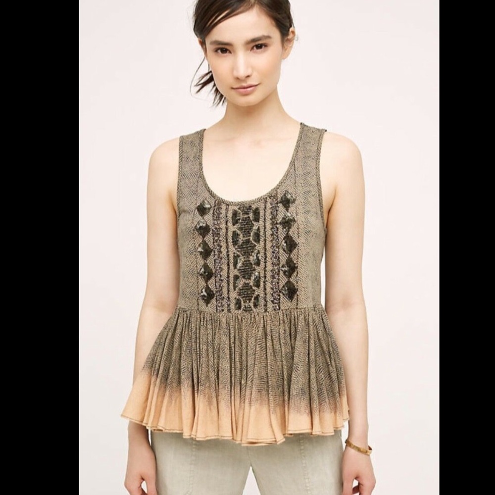 Suva Swing Tank Anaphora Top by Akemi+Kin Sequined